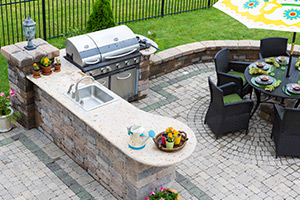 outdoor kitchens